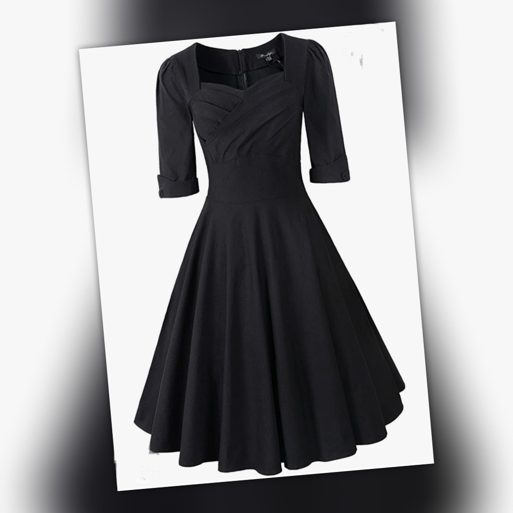 NWT Black Swing Dress